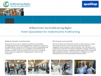 krafttraining-biglen.ch Webseite Vorschau