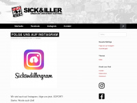sickandiller.com Webseite Vorschau