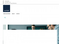 corbie.ch Webseite Vorschau