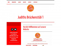judiths-brueckenstuebl.de Webseite Vorschau