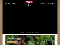 pausch-gastronomie.de Webseite Vorschau