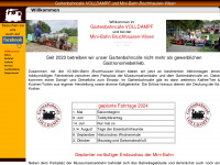 gartenbahncafe.de Webseite Vorschau