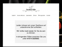 gasthof-adler.com Webseite Vorschau