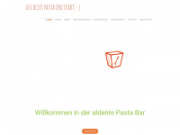 aldente-pasta.de Webseite Vorschau
