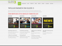 gleis3.info Webseite Vorschau