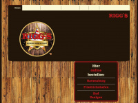 riggs-burger.com Webseite Vorschau