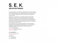 sek-architektinnen.net Webseite Vorschau