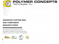 polymerconcepts.com Webseite Vorschau