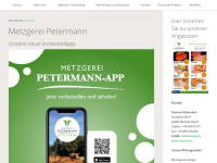 metzgerei-petermann.com Webseite Vorschau