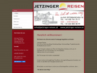 jetzinger-reisen.at Webseite Vorschau