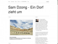 samdzong.org Webseite Vorschau