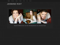jeannine-rost.com Webseite Vorschau