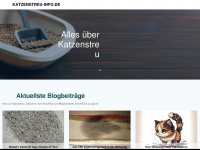 katzenstreu-info.de Webseite Vorschau