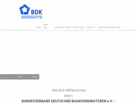 baukoordinatoren.com Webseite Vorschau