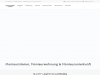 monteur-zimmer-hamburg.com Webseite Vorschau