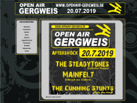 openair-gergweis.de Webseite Vorschau