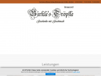birkles-troepfle.de Webseite Vorschau