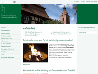 zirndorf-evangelisch.de Webseite Vorschau