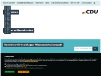 cdu-steinhagen.de Webseite Vorschau