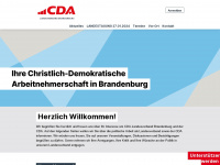 cda-brandenburg.de Webseite Vorschau