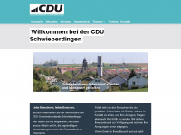 cdu-schwieberdingen.de Webseite Vorschau
