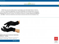 touchscreen-handschuhe.ch Webseite Vorschau