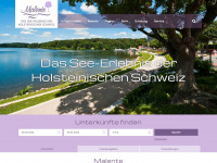malente-tourismus.de Webseite Vorschau