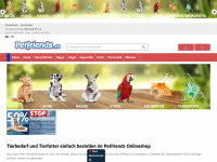 petfriends.ch Webseite Vorschau