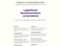 lerntherapie-marlies-birkle.de Webseite Vorschau