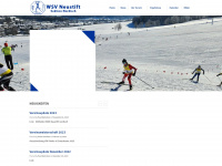 wsv-neustift-nordisch.at Webseite Vorschau