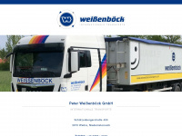 weissenboeck-transporte.com Webseite Vorschau