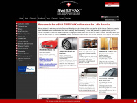 swissvaxcar.com Webseite Vorschau