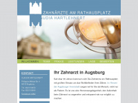 die-zahnaerzte-am-rathausplatz.de Webseite Vorschau