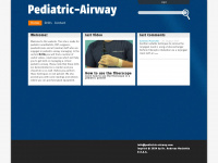 pediatric-airway.com Webseite Vorschau