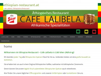 ethiopian-restaurant.at Webseite Vorschau