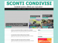sconticondivisi.it Webseite Vorschau