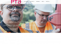 ptb-ingenieure.de Webseite Vorschau