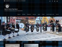 berlin-police-pipe-band.com Webseite Vorschau
