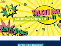 talentday.de Webseite Vorschau