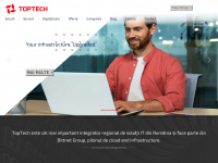 toptech.ro Webseite Vorschau