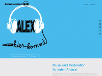 hier-kommt-dj-alex.de Webseite Vorschau