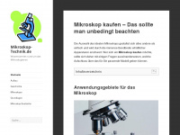 mikroskop-technik.de Webseite Vorschau