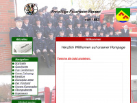 feuerwehr-winnert.de Webseite Vorschau