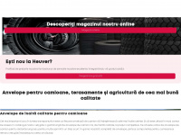 heuver.ro Webseite Vorschau