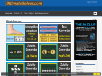 ultimatesolver.com Webseite Vorschau