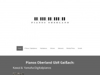 pianos-oberland.de Webseite Vorschau