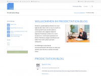 prodictation.at Webseite Vorschau