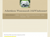 ak-wesermarsch.info Webseite Vorschau
