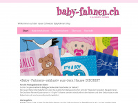 baby-fahnen.ch Webseite Vorschau