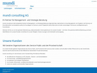 mundiconsulting.com Webseite Vorschau